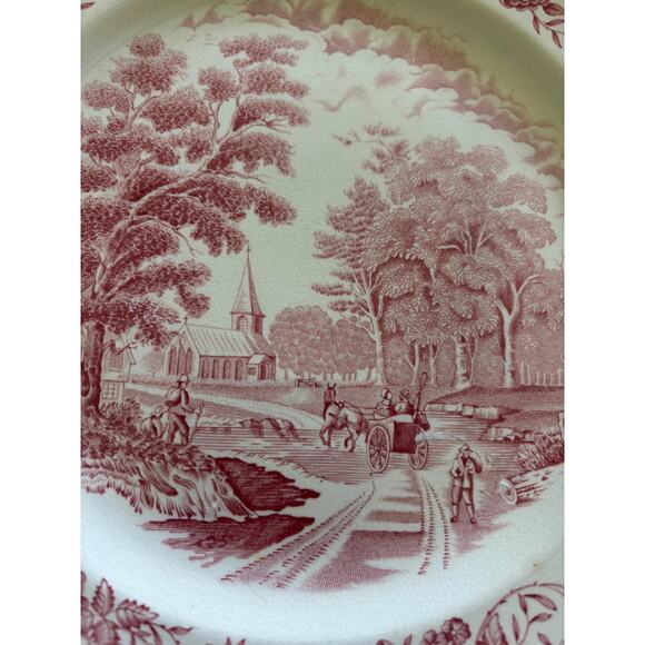 Other - Royal Tudorware Staffordshire “Olde England” plate 10 in antique